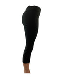 Solid Black Capri without Pockets