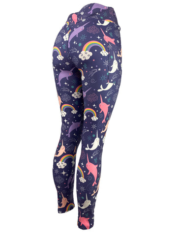 Leggings TiHO Con Ombrelli E Gocce Di Pioggia – Morbidi E Super Elastici (disponibili In Varie Taglie) - Foto 1