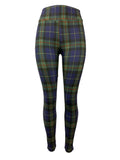 Green & Blue Tartan Plaid With Hints of Red, Yellow & Black