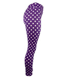 Purple & White Polka Dots